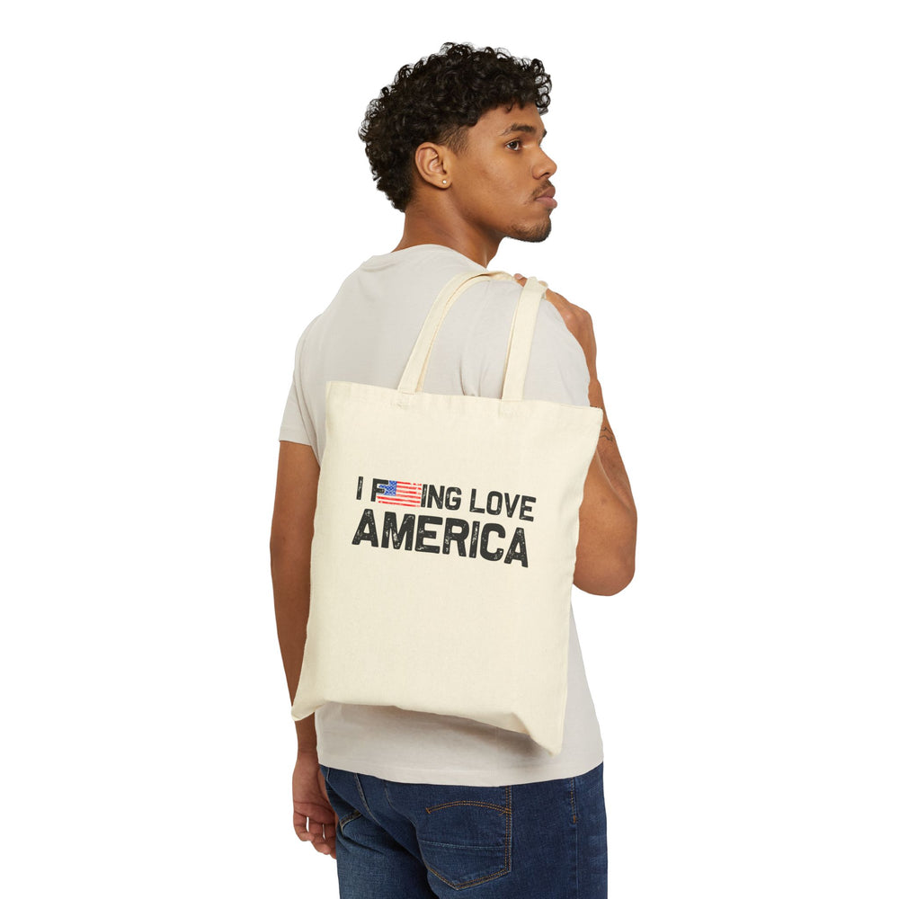 Falling in Love with America Tote Bag