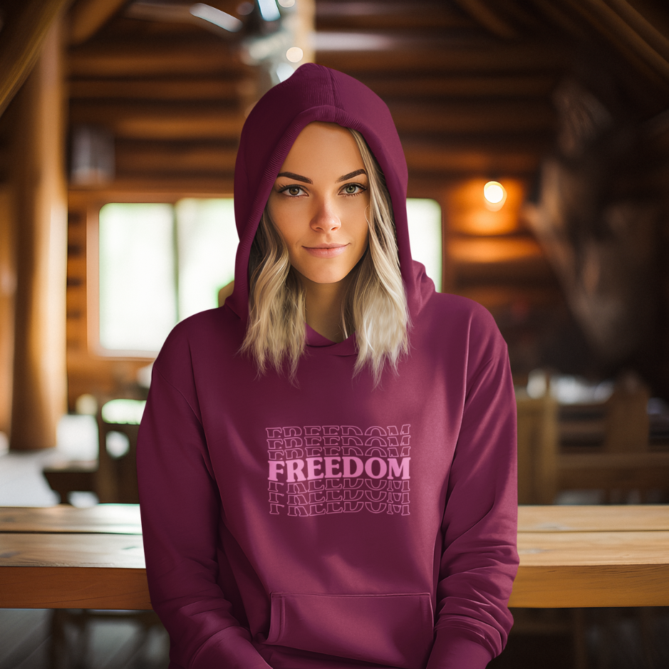 Freedom embodied hoodie: Embrace liberty in style!