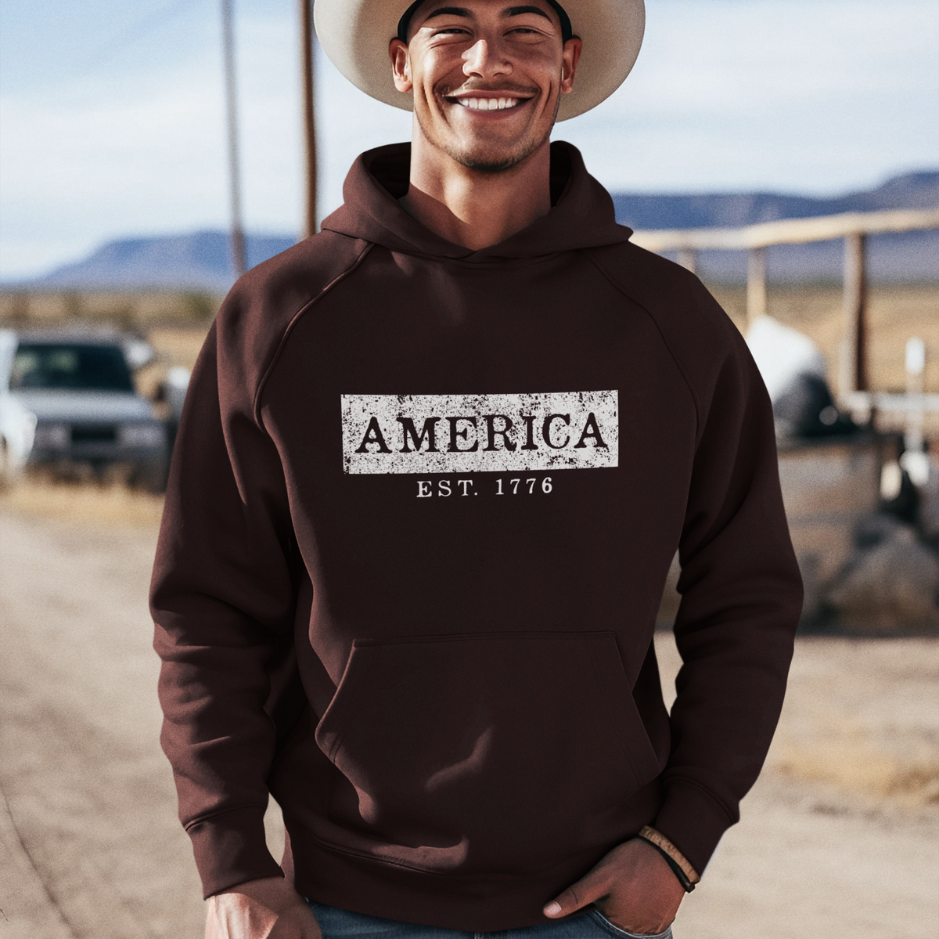 Patriotism 1776 Hoodie Reigns Supreme