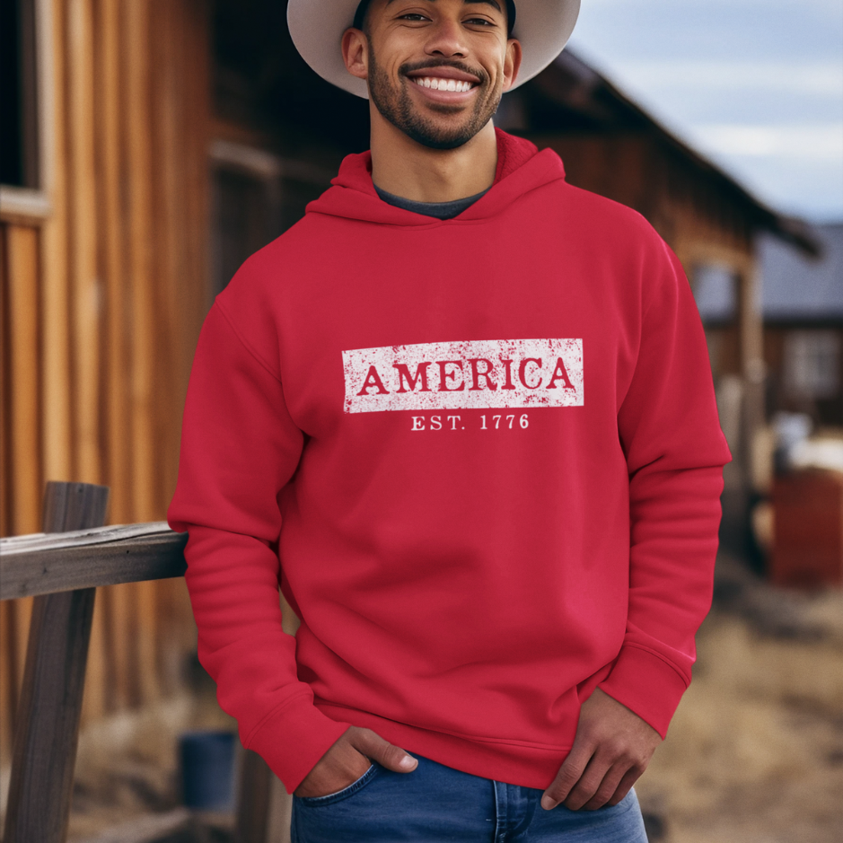 Patriotism 1776 Hoodie Reigns Supreme