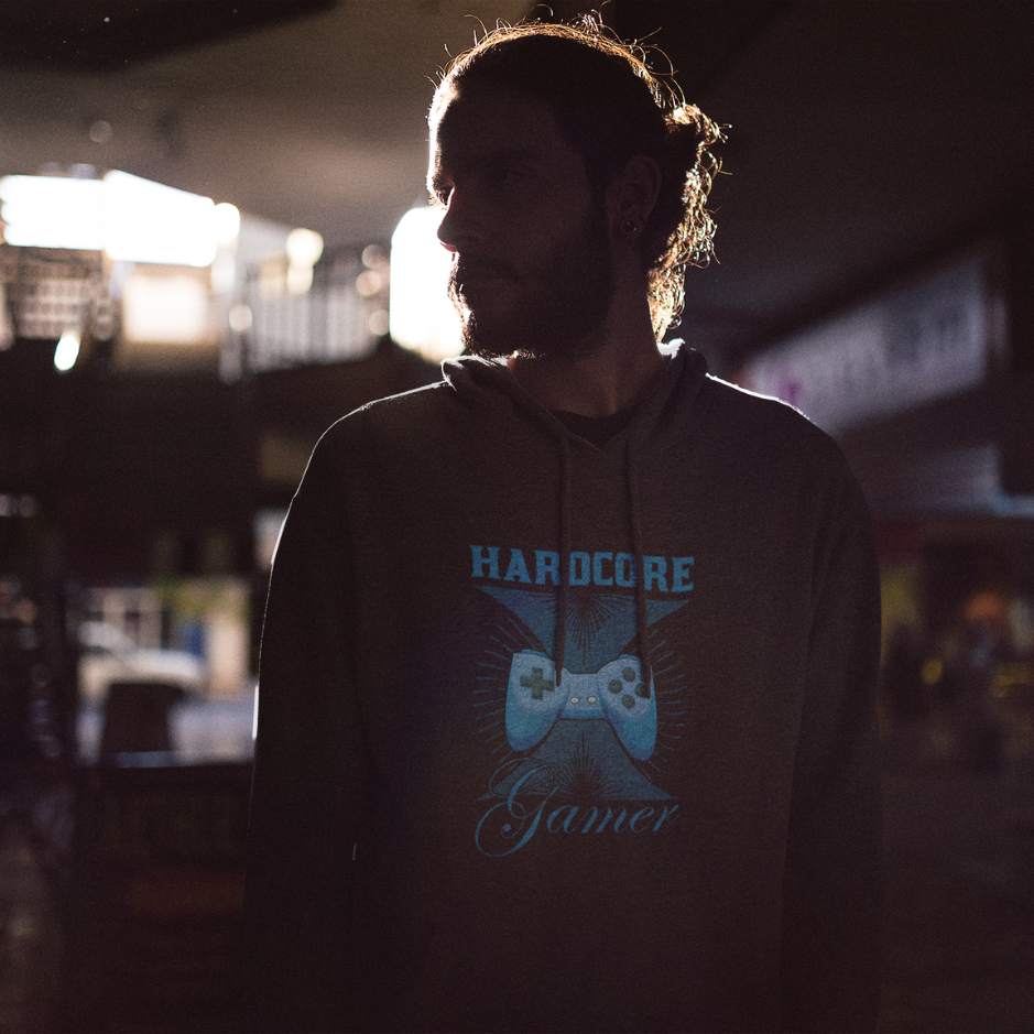 Level up your style with our hardcore gamers hoodie!