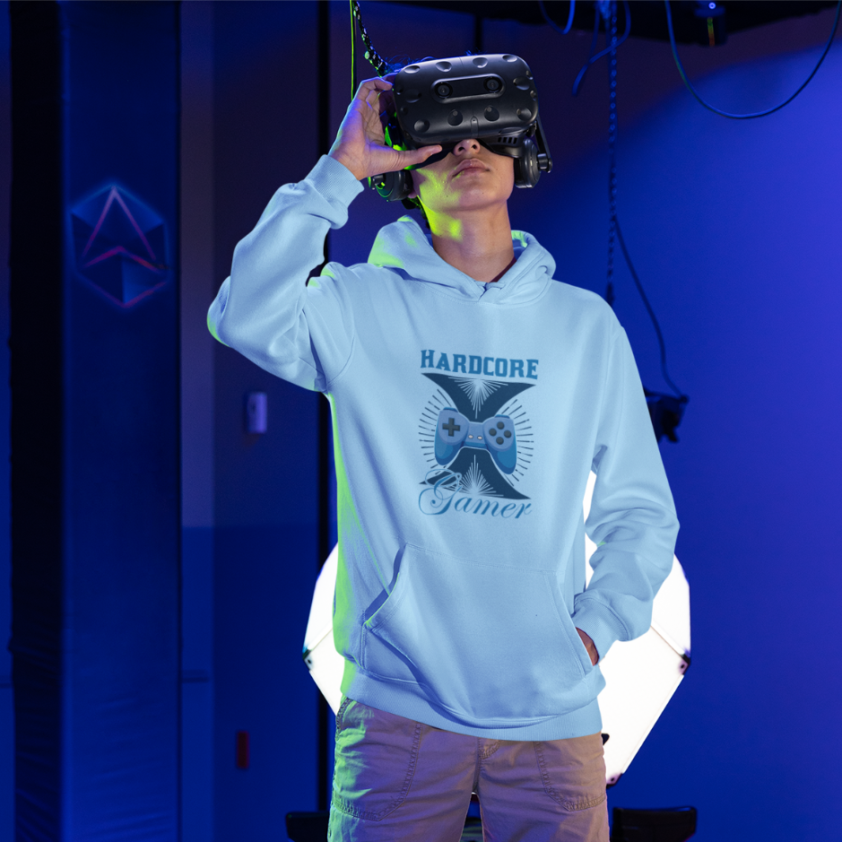 Level up your style with our hardcore gamers hoodie!