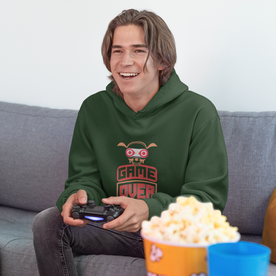 Level up your look: Game over hoodie - Embrace your gamer spirit!