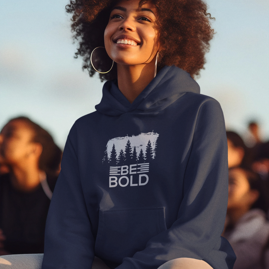 Unleash your confidence: 'Be Bold' hoodie - Elevate your style and stand out!