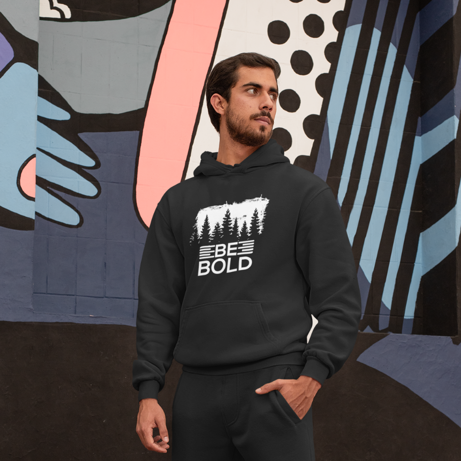 Unleash your confidence: 'Be Bold' hoodie - Elevate your style and stand out!