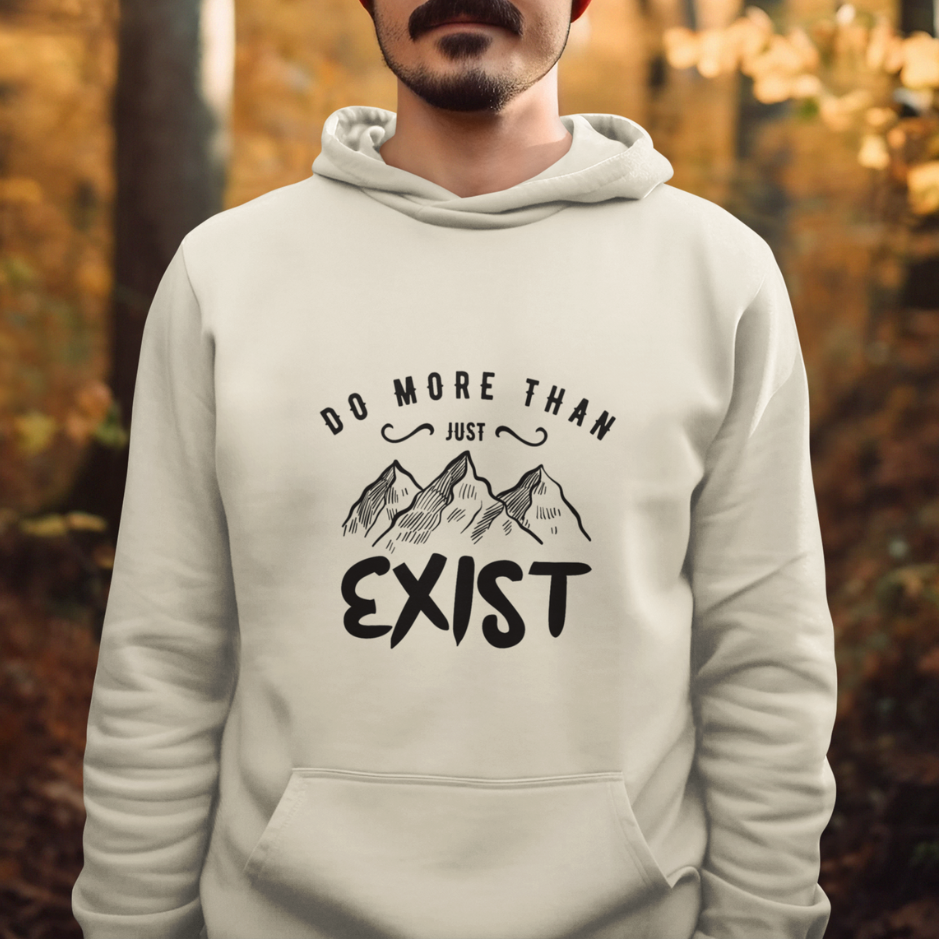 Adventure hoodie with mountain-inspired style