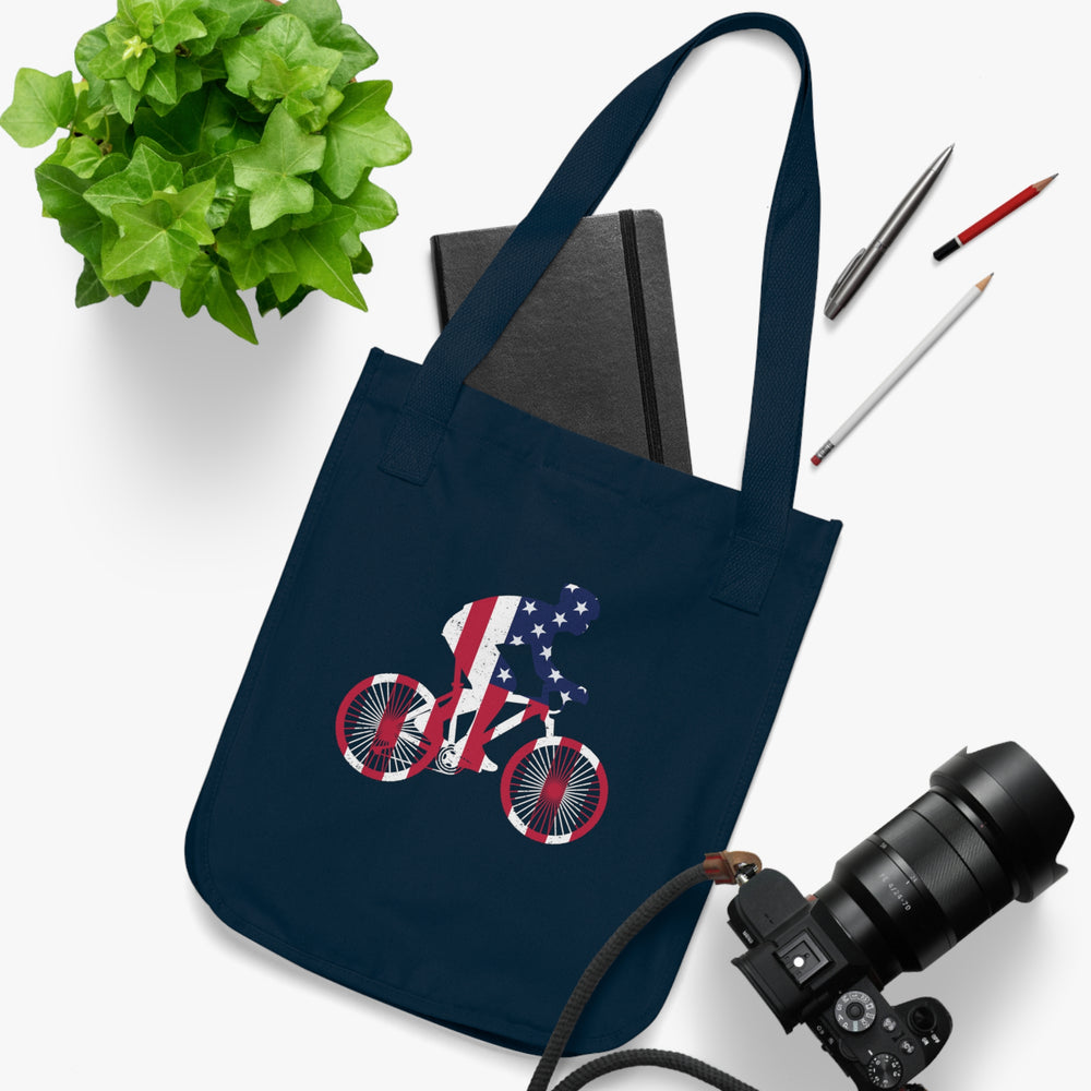 USA Bike Themed,  Stylish, and Eco-Friendly Tote bag