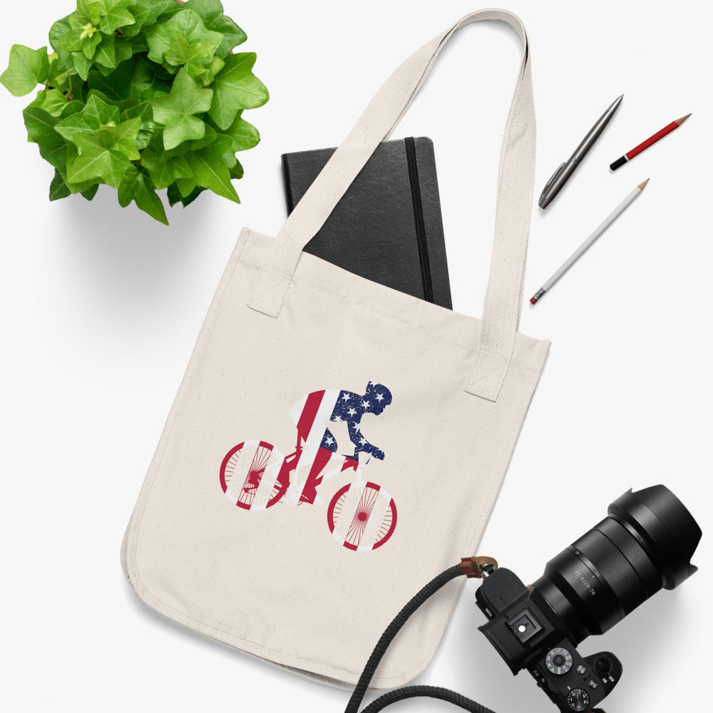 USA Bike Themed,  Stylish, and Eco-Friendly Tote bag